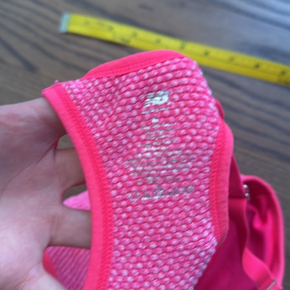 New Balance Hot Pink Sports Bra - Picture 3 of 5